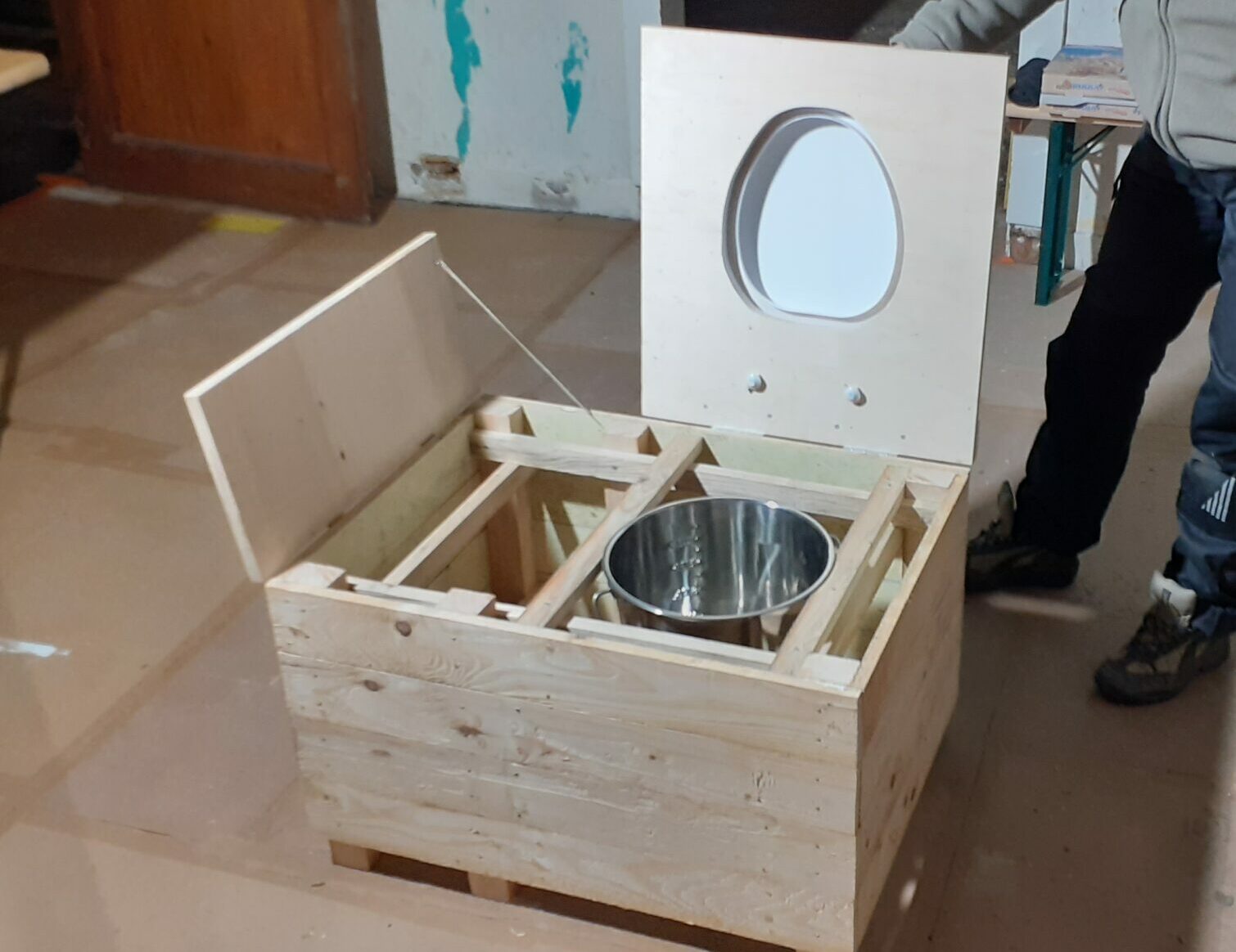 Fabrication d’une toilette sèche